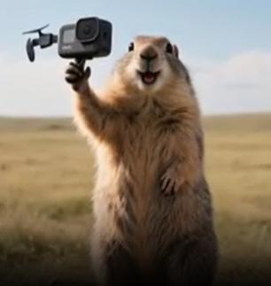 無人機被土撥鼠叼進洞 游客求助客服