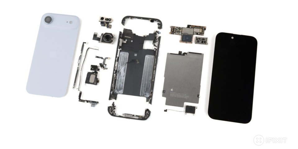 iFixit拆解iPhone Air,揭示蘋果如何通過結(jié)構(gòu)優(yōu)化實(shí)現(xiàn)超薄機(jī)身 圖片